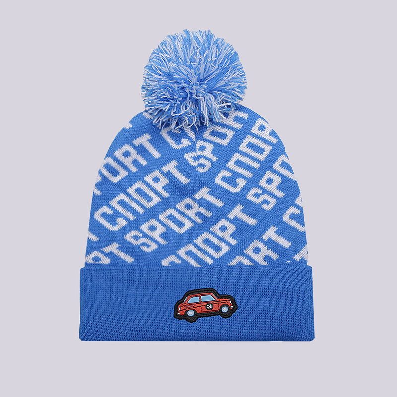 Шапка Запорожец heritage Avto Sport Beanie (Avto Sport FW17-син)  - цена, описание, фото 1